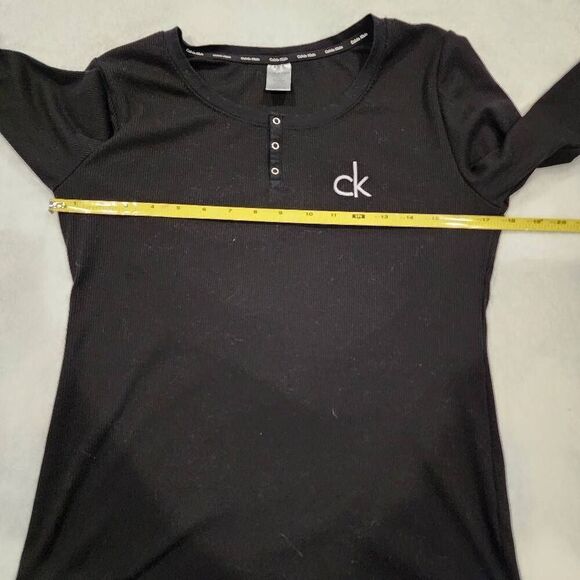 Calvin Klein Women’s sleepware top Size large black - Picture 3 of 9